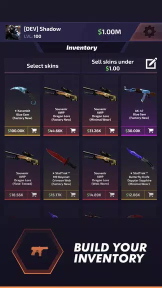 Schermata Case Battle: Skins Simulator 1