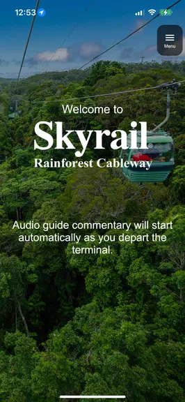 Skyrail audio interp. guide Schermafbeelding 1