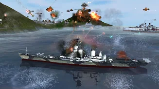 WARSHIP BATTLE:3D World War II Captura de pantalla 2