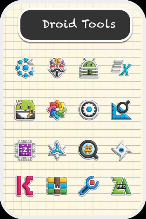 Schermata Poppin icon pack Mod 3