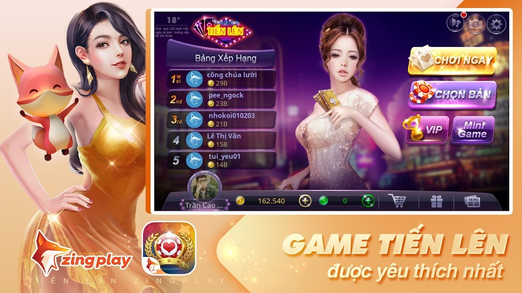 Tiến lên Miền Nam - Tiến Lên - ZingPlay Schermafbeelding 0