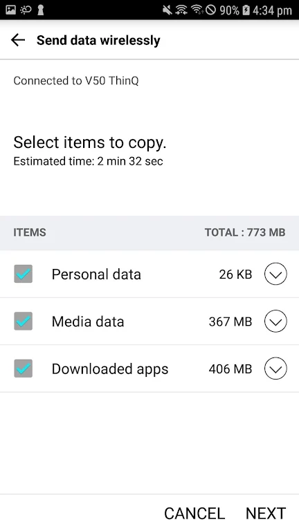 LG Mobile Switch (will closed) Ảnh chụp màn hình 2