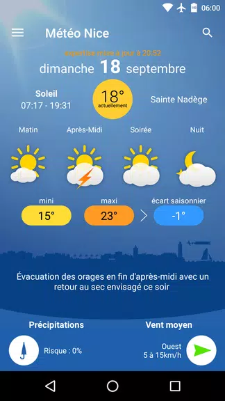 Météo Nice Captura de pantalla 0