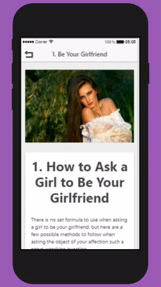 How to Ask a Girl to be Your Girlfriend 스크린샷 1