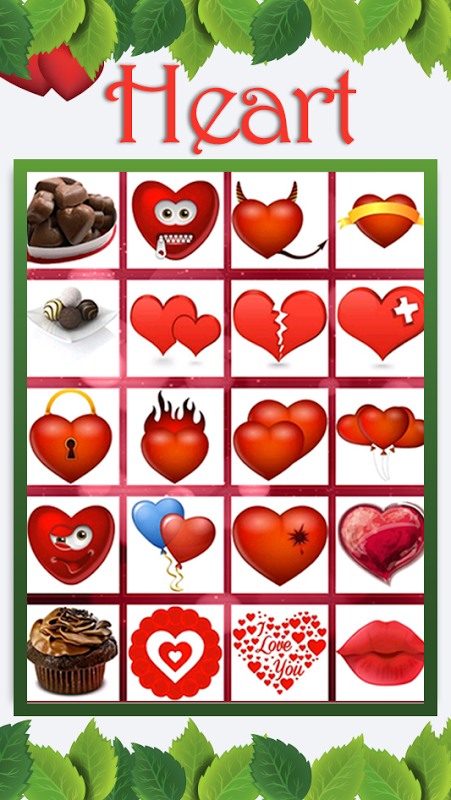 Valentine Love Emojis スクリーンショット 1