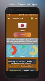 Advance VPN: Fast VPN App Screenshot 1