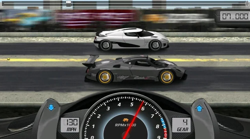 Drag Racing Mod Ekran Görüntüsü 1