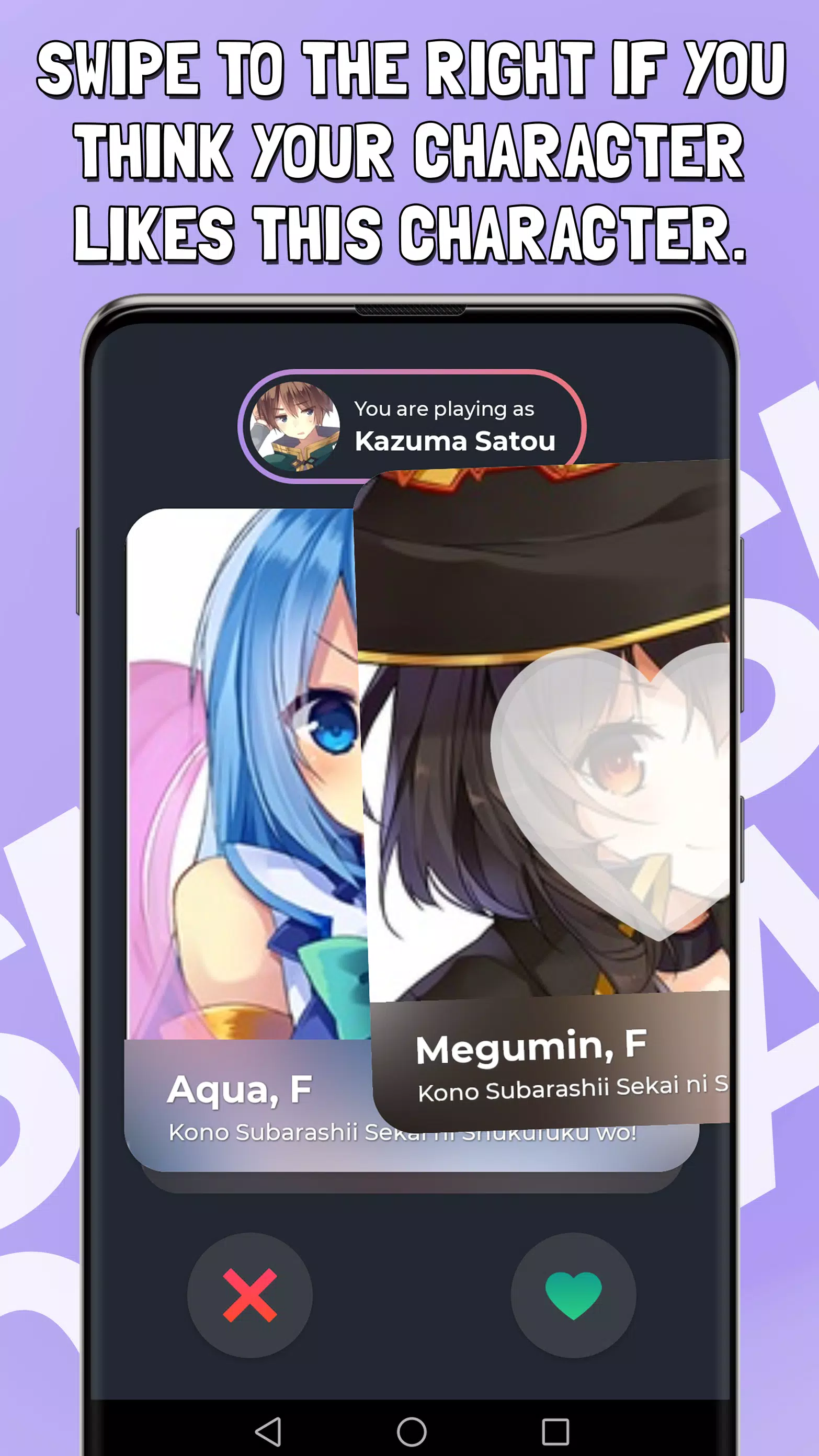 Smash or Pass Anime Game Captura de tela 2