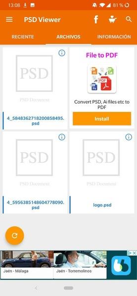 PSD File Viewer Скриншот 1