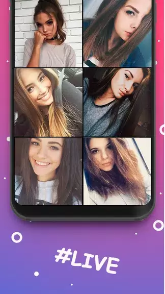 Schermata Live ladies video call app 1