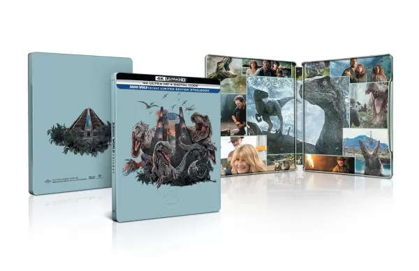 Jurassic World Trilogy Steelbook Contents