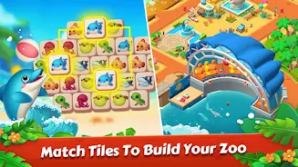 Zoo Tile - Match Puzzle Game Ảnh chụp màn hình 2