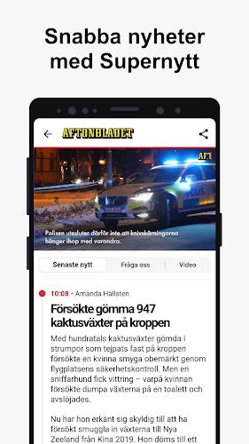 Aftonbladet Nyheter Ekran Görüntüsü 3