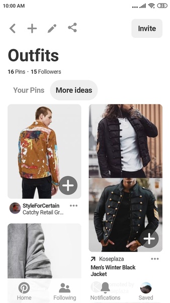 Pinterest Lite স্ক্রিনশট 1