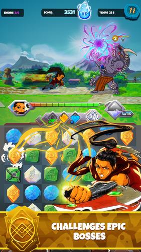 Aurion KGF: Match 3 RPG Captura de tela 3