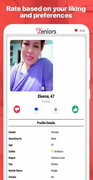 Zeniors - Meet Mature Singles ภาพหน้าจอ 2