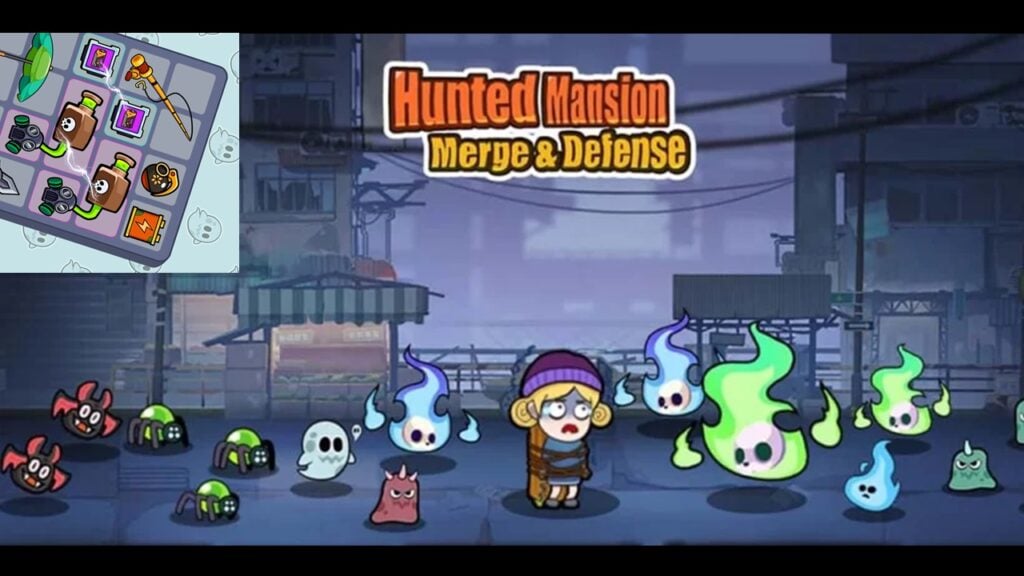 Ang laro ng Loongcheer ay bumababa ng Haunted Mansion: Merge Defense sa Android