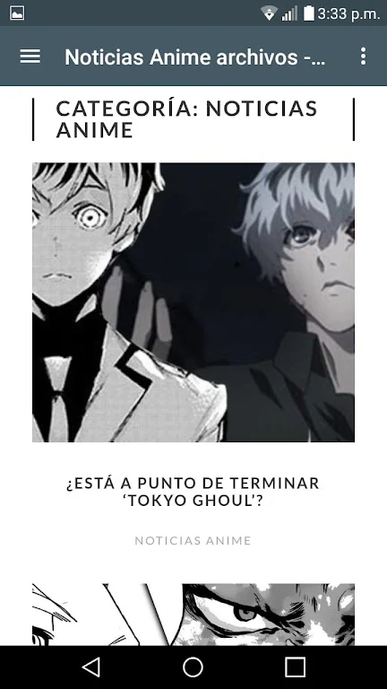 Noticias Anime ภาพหน้าจอ 2