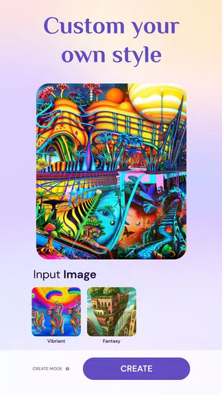 Schermata Dream AI Art Generator Wonder 3