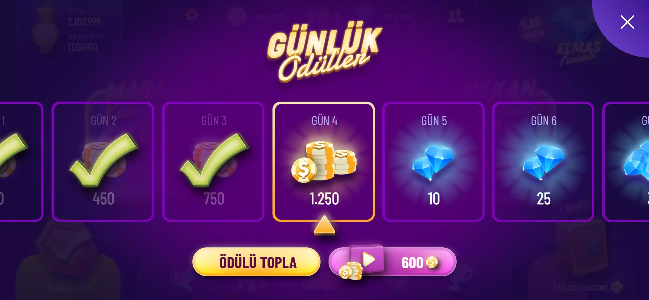 101 Okey Canlı應用截圖第1張