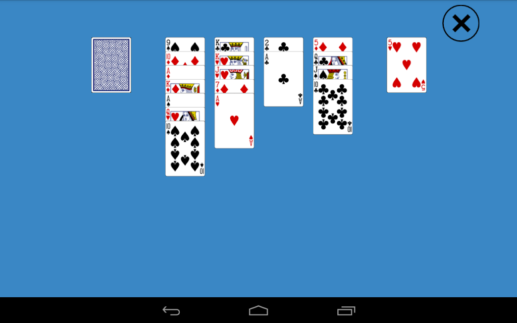 Classic Aces Up Solitaire Capture d'écran 1