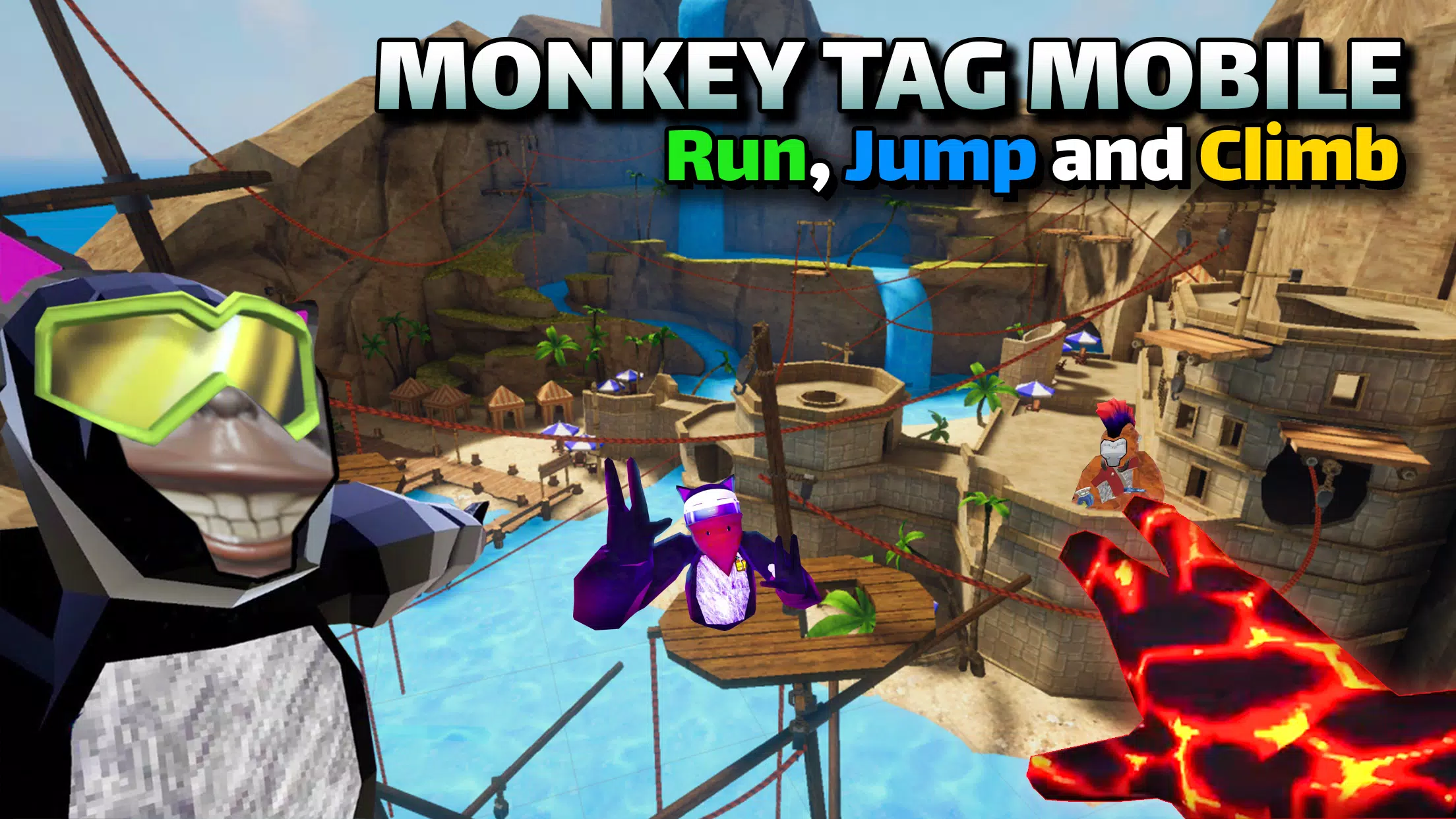 Monkey Tag Mobile Captura de tela 3