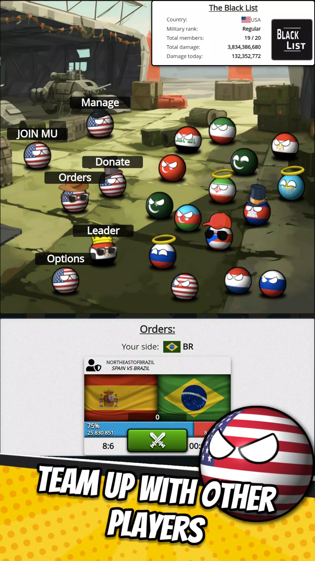 eSim Countryballs Country Game Captura de pantalla 2