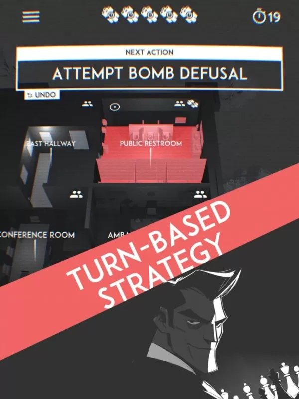 Seven Spies gameplay screenshot featuring espionage action