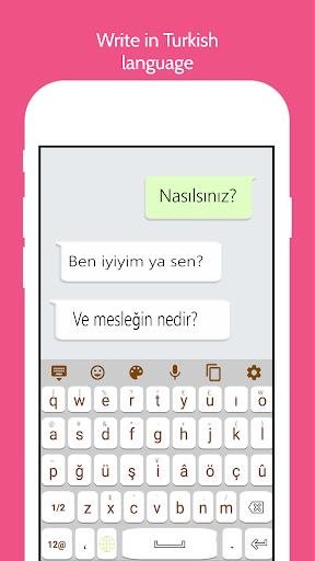 Turkish Language Keyboard Screenshot 0