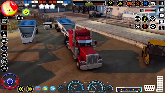 American Cargo Truck Games Sim Capture d'écran 0