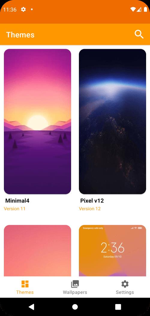 Global Themes and Wallpapers ภาพหน้าจอ 0