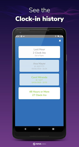 TOTVS RH Clock In Captura de pantalla 3