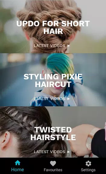 Short Hairstyles for Your Face Captura de tela 1