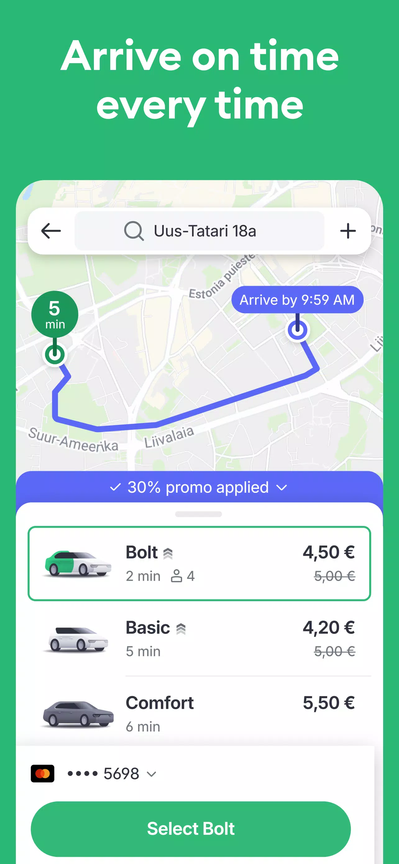 Bolt: Request a Ride应用截图第1张