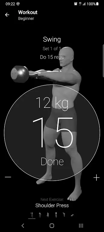 Kettlebell Home Workout ภาพหน้าจอ 3