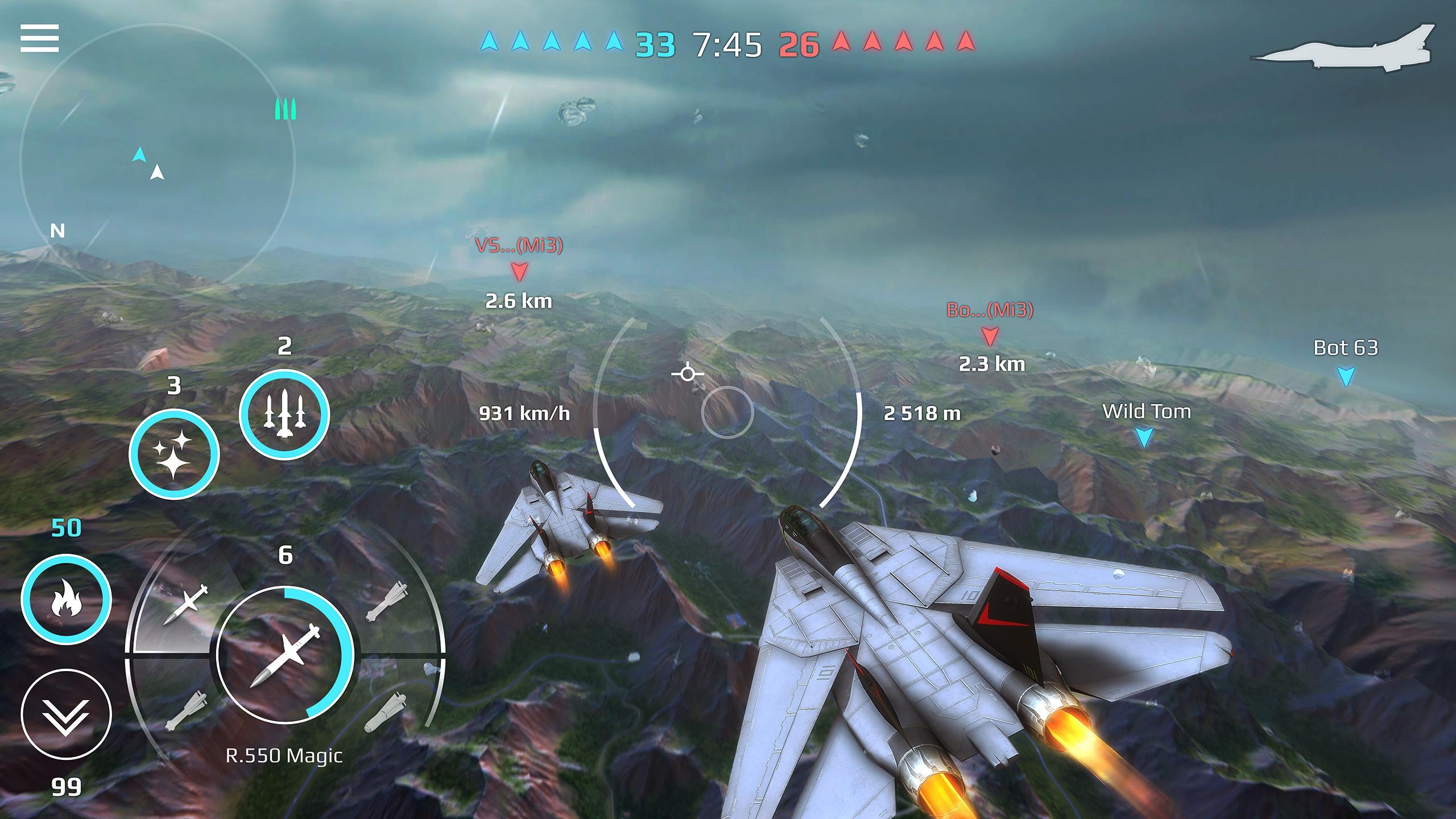 Sky Combat: Juegos de Aviones Captura de pantalla 3