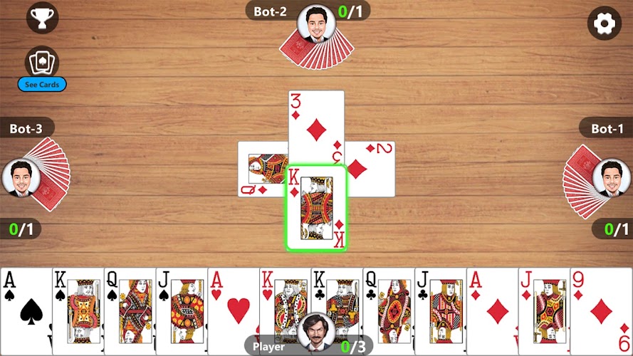 Callbreak Master 3 - Card Game ဖန်သားပြင်ဓာတ်ပုံ 2