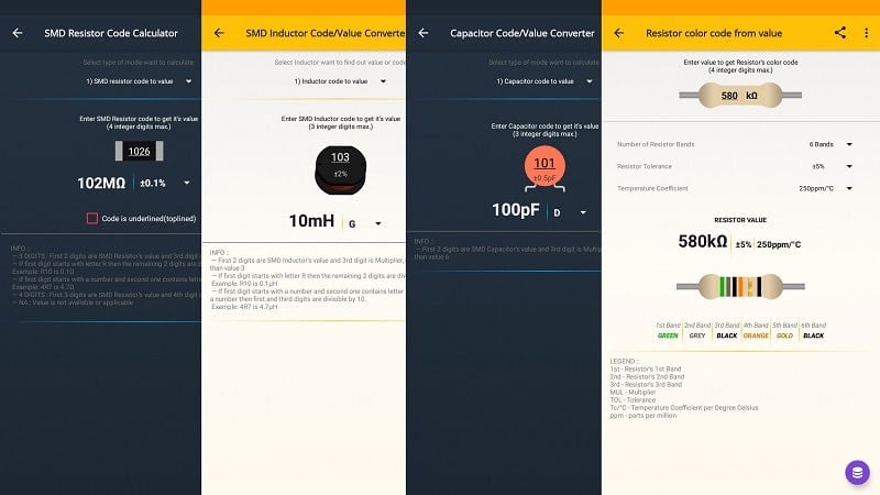 ElectroCalc Screenshot 1