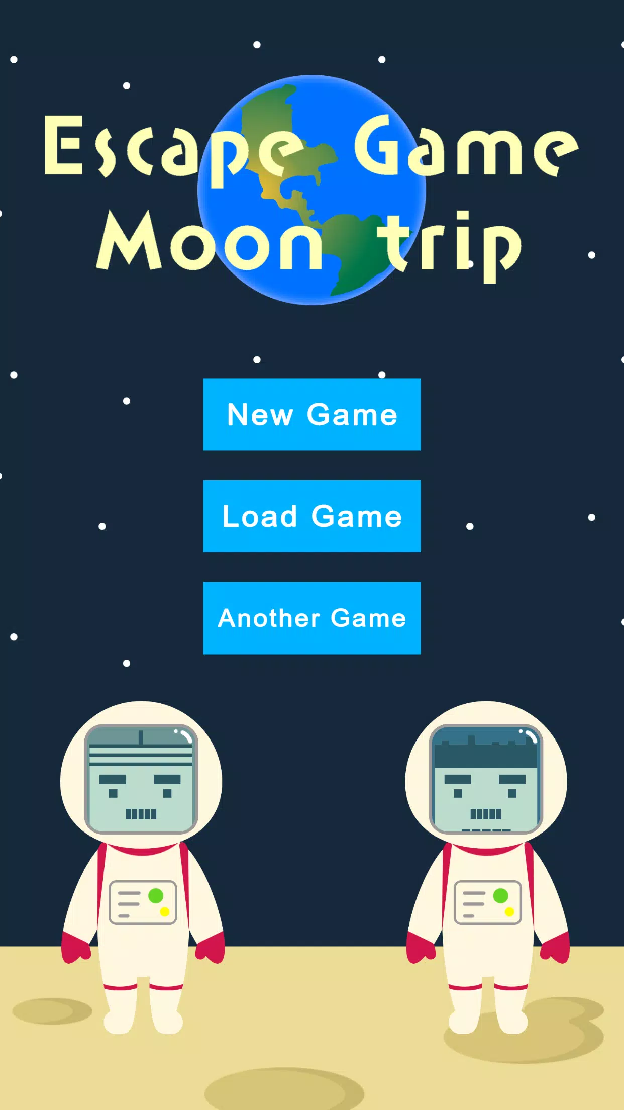 2D Escape Game - Moon Trip Schermafbeelding 0