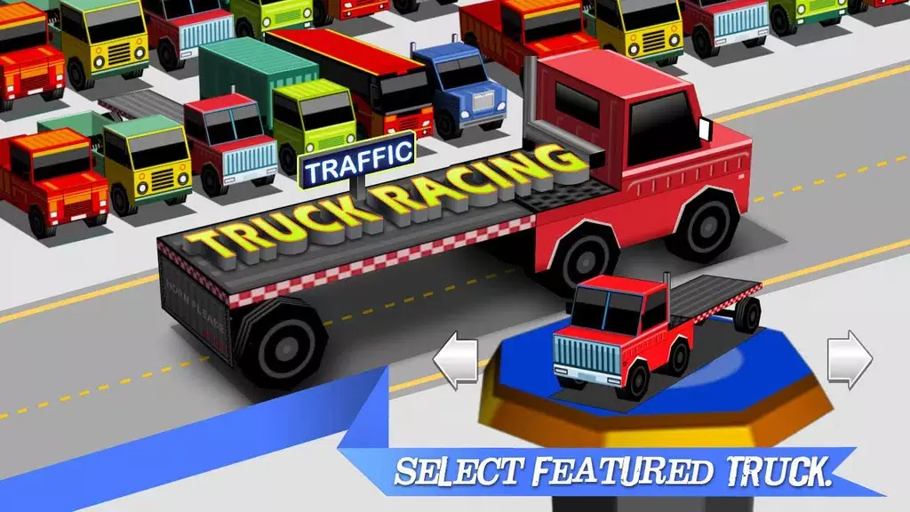 Truck Traffic Racing3D Captura de pantalla 0