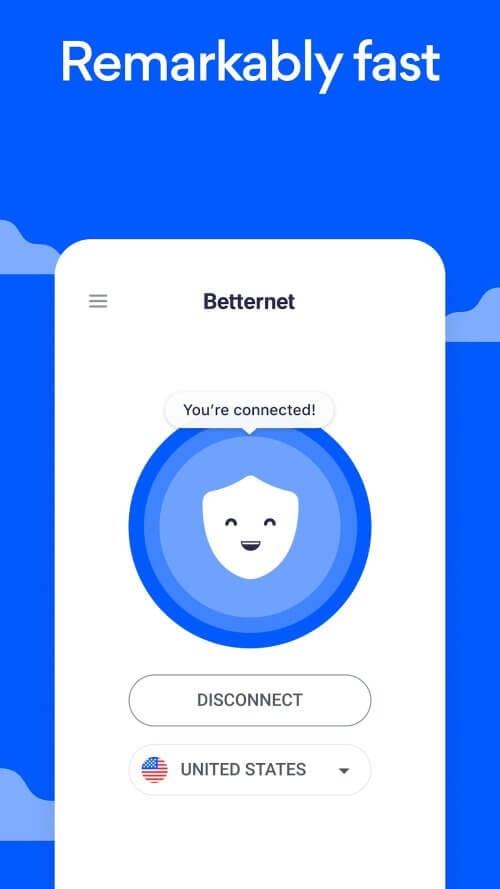 Betternet VPN Zrzut ekranu 1