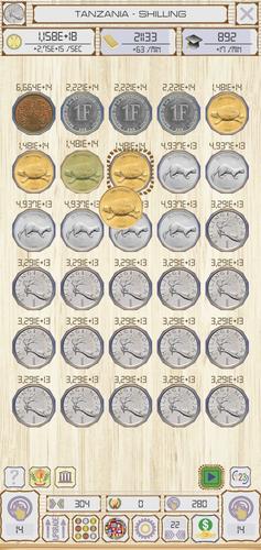 Coins Collector Inc. Idle Captura de tela 0