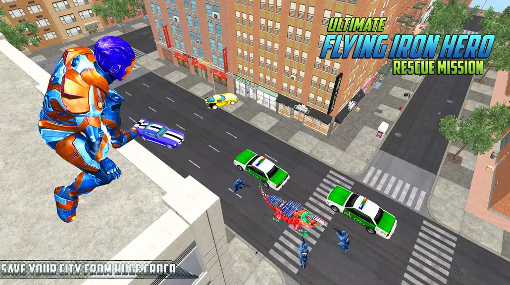 Ultimate KungFu Superhero Iron Fighting Free Game Capture d'écran 1