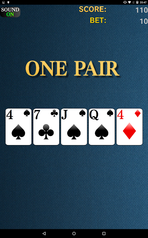 The Best Poker Card Game Captura de pantalla 2