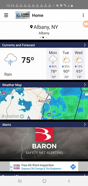 WTEN Storm Tracker - NEWS10 Captura de pantalla 0