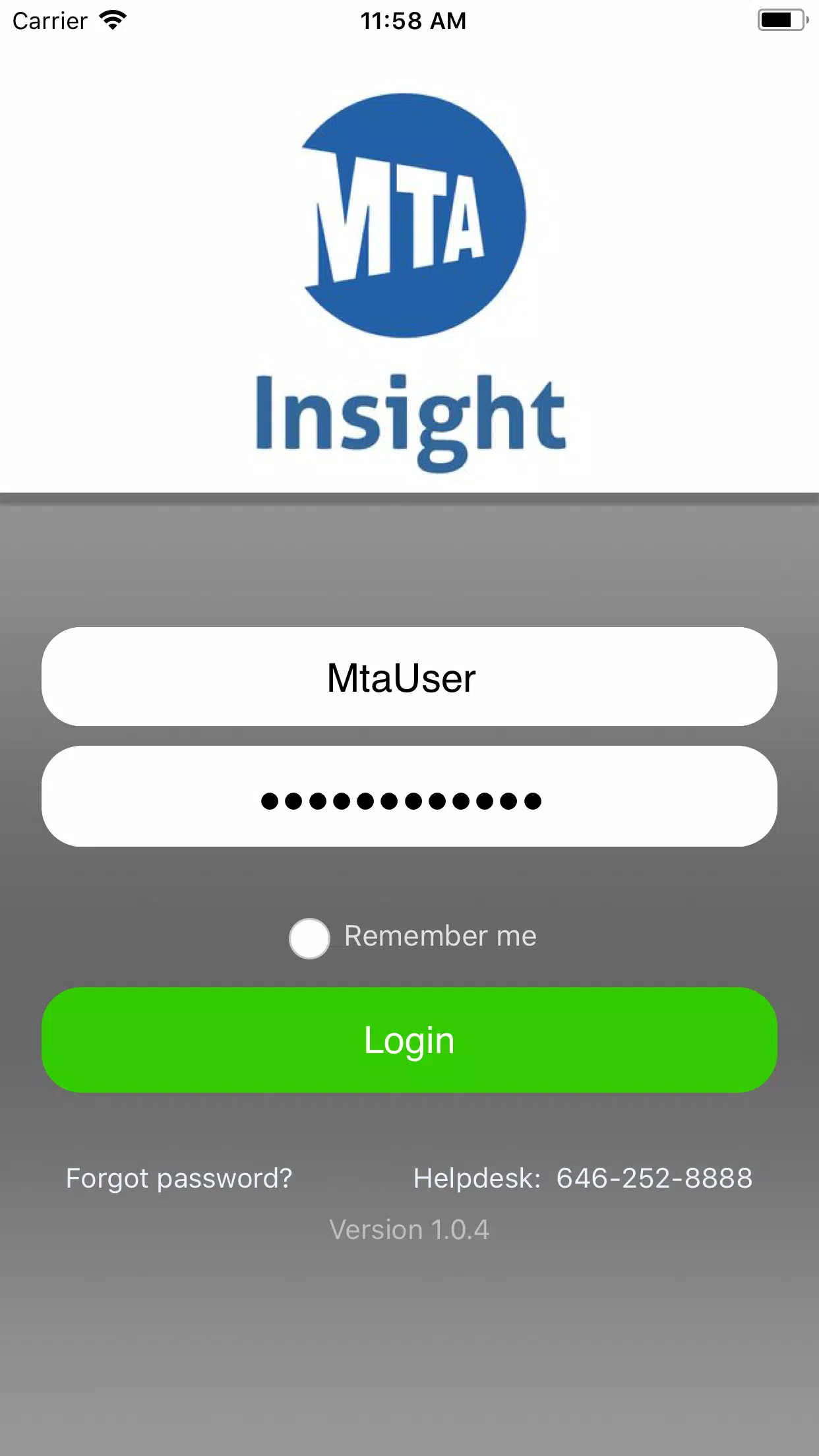 MTA Insight Captura de pantalla 2