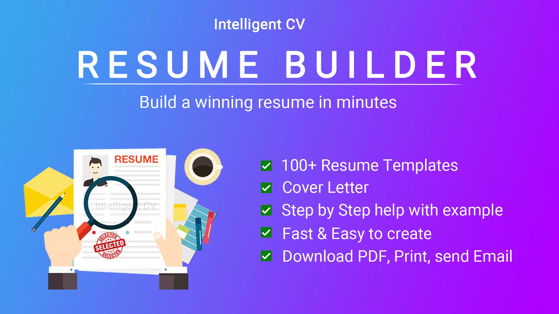 Resume - Intelligent CV maker Zrzut ekranu 0