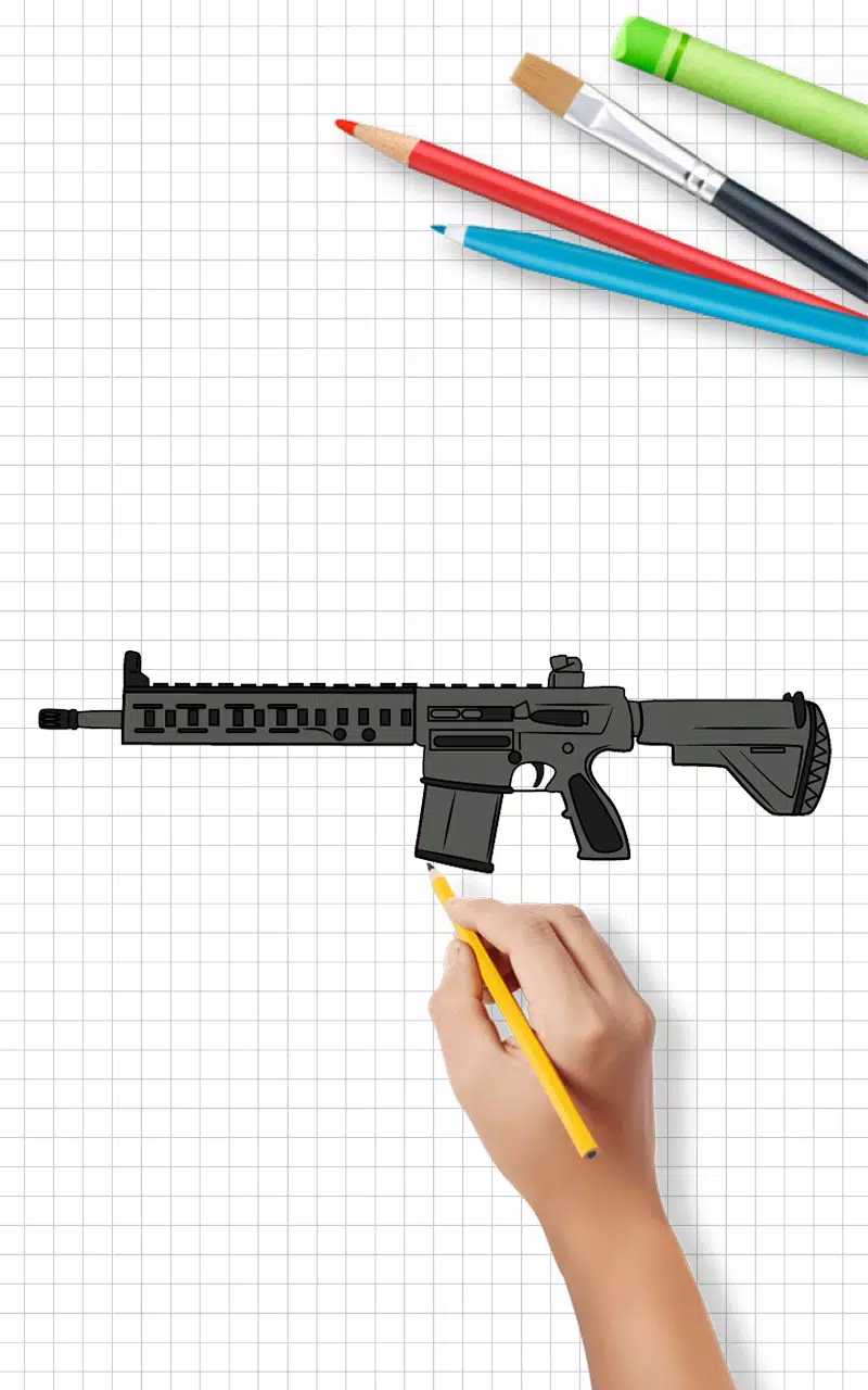 How to draw weapons step by st应用截图第3张