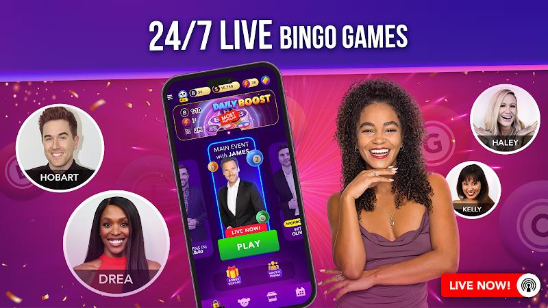 Live Play Bingo: Real Hosts Ekran Görüntüsü 2