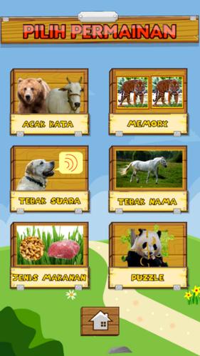 Game Anak Edukasi Hewan Darat Captura de tela 2